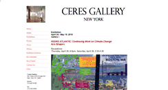 Desktop Screenshot of ceresgallery.org